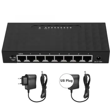 8 Ports High Performance Network VLAN Hub Gigabit Ethernet Desktop Switch Network Switch Wall Hanging Design 100-240V
8 Ports High Performance Network VLAN Hub Gigabit Ethernet Desktop Switch Network Switch Wall Hanging Design 100-240V