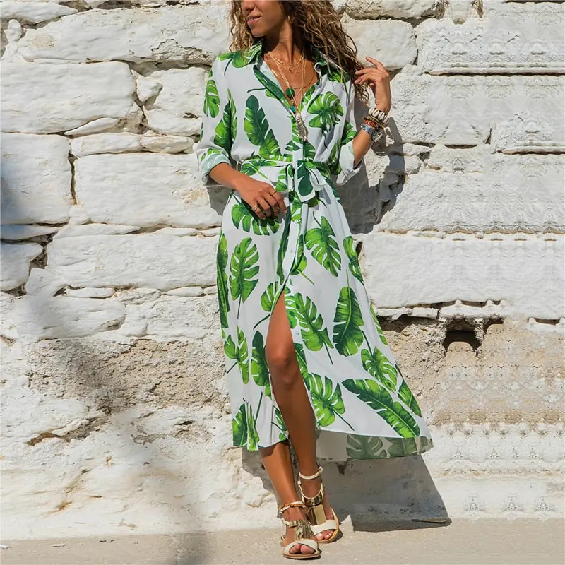 Long Sleeve Flower Dress Skater Boho Maxi Casual Beach Party Shirt Clothing Women Floral Dress Autumn Dresses
Long Sleeve Flower Dress Skater Boho Maxi Casual Beach Party Shirt Clothing Women Floral Dress Autumn Dresses