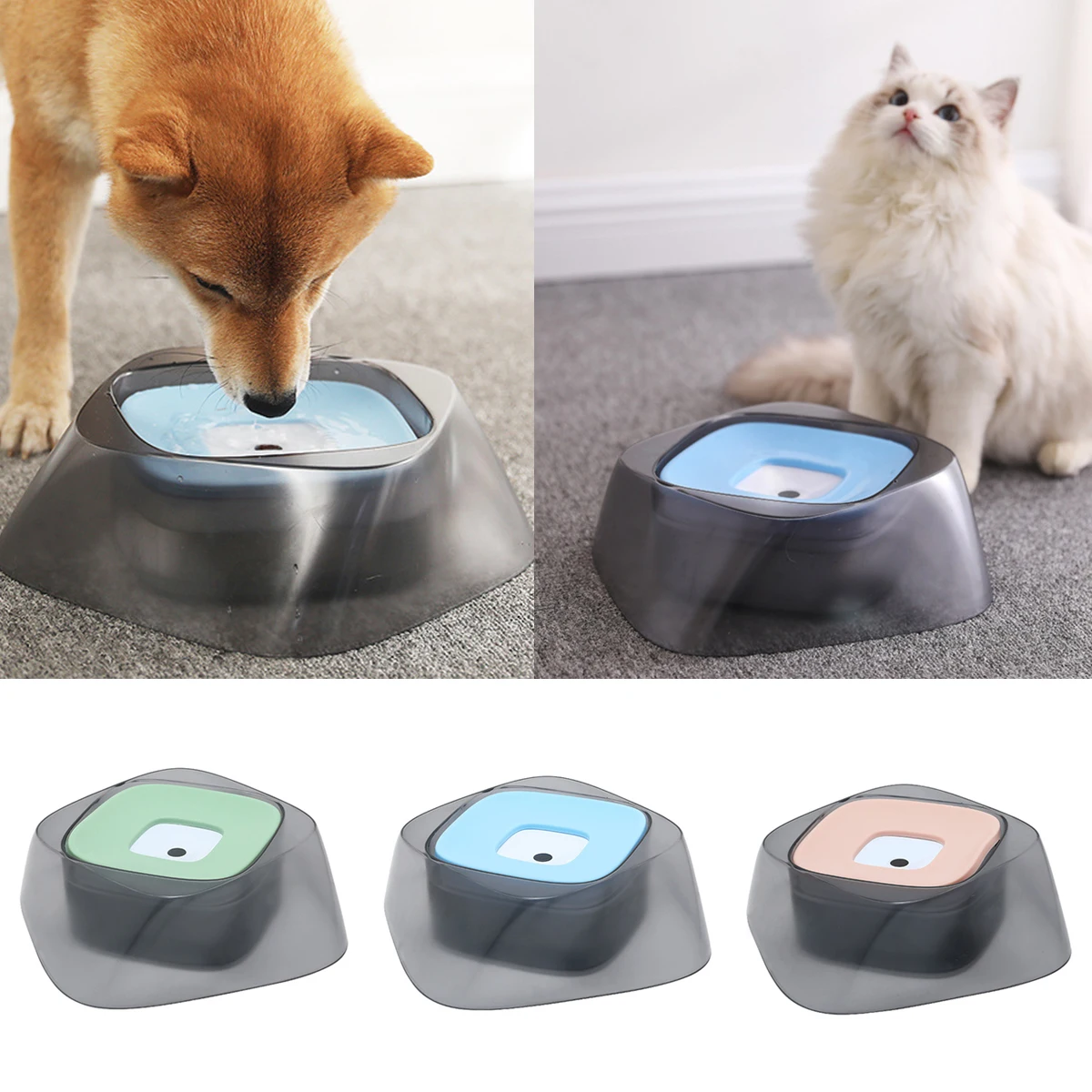 Pet Dog Cat No-Spill Splash-Free Water Bowl Slow Feeder Silicone 1400ml large capacity Feeding Bowl
Pet Dog Cat No-Spill Splash-Free Water Bowl Slow Feeder Silicone 1400ml large capacity Feeding Bowl