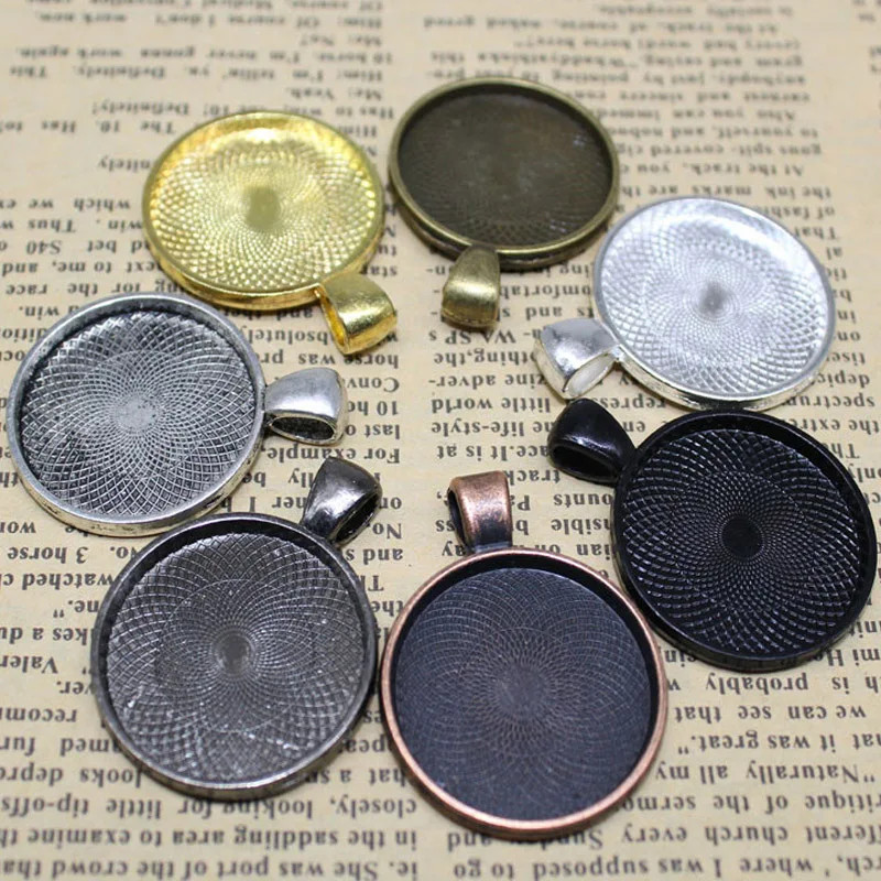 Multi Colors Fit 25mm Cabochons Cabochon Jewelry Findings Components Gifts Base Tray Bezel 4PCS/10PCS DIY Jewelry Accessory
Multi Colors Fit 25mm Cabochons Cabochon Jewelry Findings Components Gifts Base Tray Bezel 4PCS/10PCS DIY Jewelry Accessory