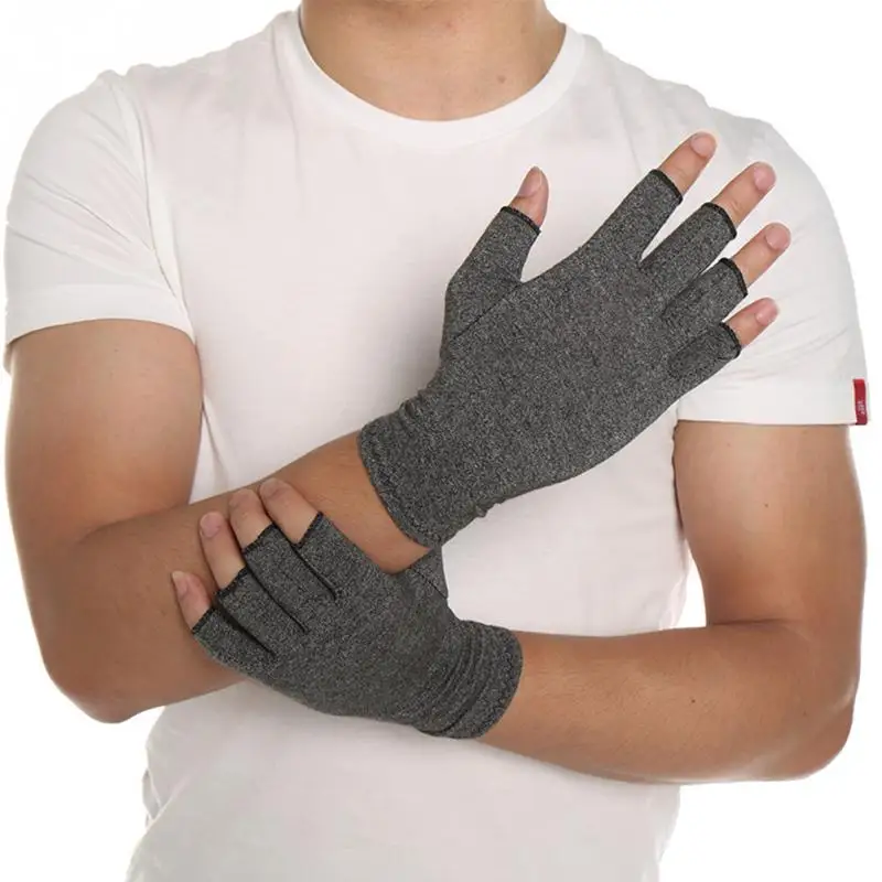 New 1 Pair Women Men Cotton Elastic Hand Arthritis Joint Pain Relief Gloves Therapy Open Fingers Compression Gloves
New 1 Pair Women Men Cotton Elastic Hand Arthritis Joint Pain Relief Gloves Therapy Open Fingers Compression Gloves
