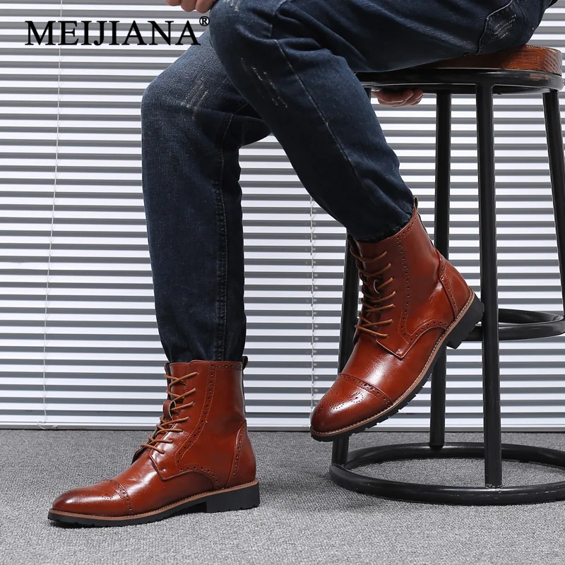 Mens Leather Ankle 2018 Autumn Winter Martens Shoes Men Hot Shoes MEIJIANA Fur Doc Boots Oxfords Motorcycle
Mens Leather Ankle 2018 Autumn Winter Martens Shoes Men Hot Shoes MEIJIANA Fur Doc Boots Oxfords Motorcycle