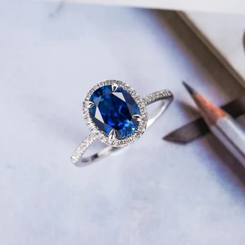 Huitan 2018 Classic Oval Design With Dark Blue AAA Cubic Zirconia Pave Setting Wedding Engagement Rings for Women & Girlfriend
Huitan 2018 Classic Oval Design With Dark Blue AAA Cubic Zirconia Pave Setting Wedding Engagement Rings for Women & Girlfriend