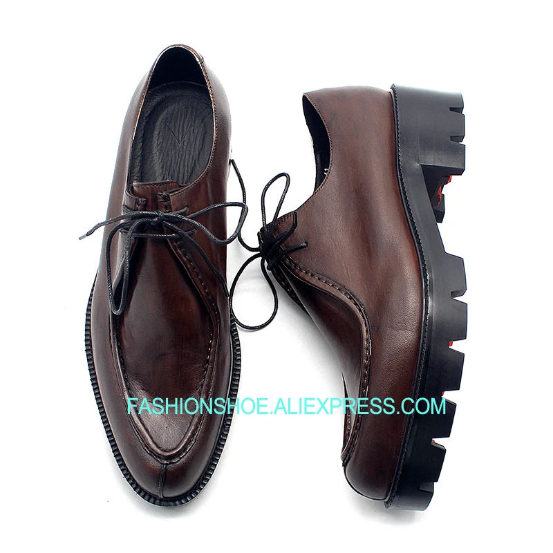2019 Brown Black Thick heel Cow leather Men Oxfords Fashion Hot Man Formal Business Shoes
2019 Brown Black Thick heel Cow leather Men Oxfords Fashion Hot Man Formal Business Shoes