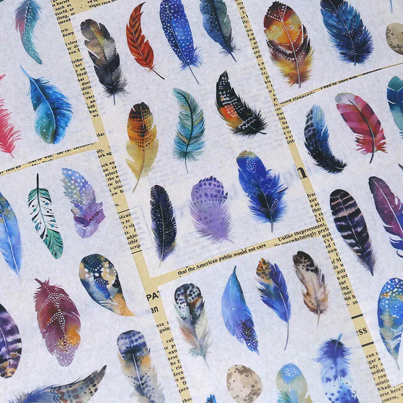 6Sheets/Pack Cute Feather Stickers Kawaii Stationery Stickers Lovely Paper Stickers For Kids DIY Diary Scrapbooking Photo Ablums
6Sheets/Pack Cute Feather Stickers Kawaii Stationery Stickers Lovely Paper Stickers For Kids DIY Diary Scrapbooking Photo Ablums