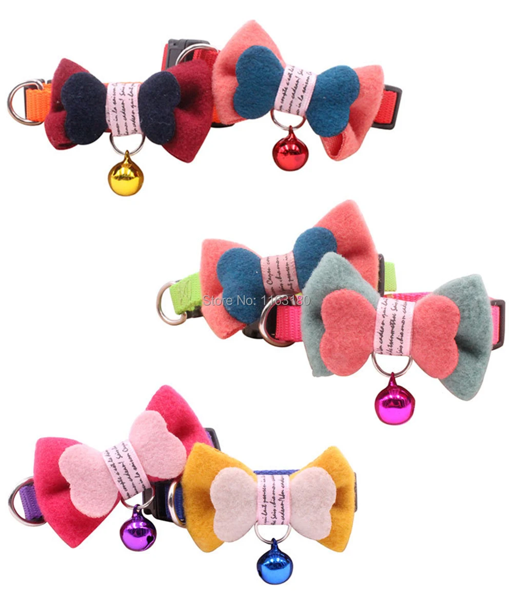 60ocs/lot Pet Cat Dog Wedding Collars Dogs Bowtie Collar Holiday Decoration Christmas Grooming Pet webbing Supplie
60ocs/lot Pet Cat Dog Wedding Collars Dogs Bowtie Collar Holiday Decoration Christmas Grooming Pet webbing Supplie