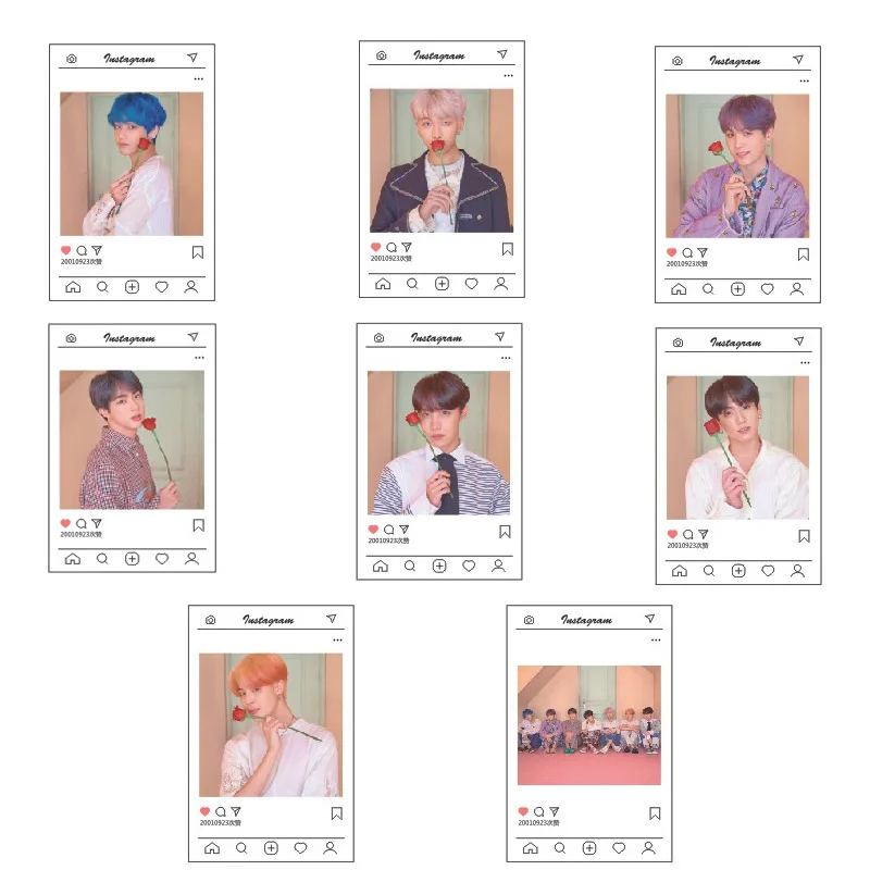 8Pcs/set KPOP Boys Transparent Photo Card MAP OF THE SOUL PERSONA Ins Album Photocard Bookmark HD Cards Decoration Supplies
8Pcs/set KPOP Boys Transparent Photo Card MAP OF THE SOUL PERSONA Ins Album Photocard Bookmark HD Cards Decoration Supplies