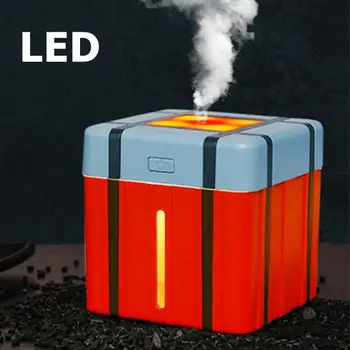 300ML PUBG Airdrop Box Humidifier 7 Color LED Light Mini USB Ultrasonic Home Office Desktop Pubg Airdrop Bag Humidifier
300ML PUBG Airdrop Box Humidifier 7 Color LED Light Mini USB Ultrasonic Home Office Desktop Pubg Airdrop Bag Humidifier