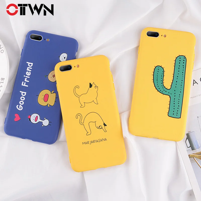 Ottwn Case For iPhone XS Max 7 8 Plus Cartoon Animals Cactus Phone Case For iPhone 6 6s X XR XS 5 5s SE Duck Soft TPU Back Cover
Ottwn Case For iPhone XS Max 7 8 Plus Cartoon Animals Cactus Phone Case For iPhone 6 6s X XR XS 5 5s SE Duck Soft TPU Back Cover
