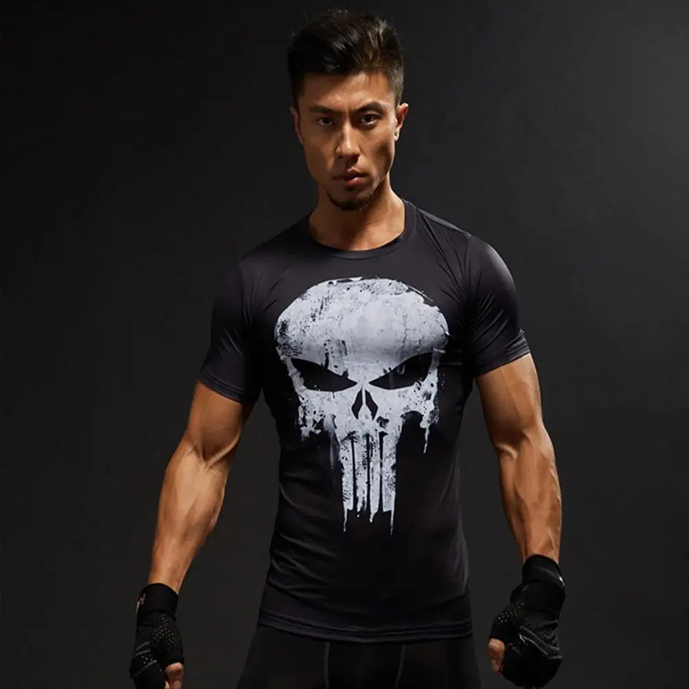 Men's T-Shirts Short Sleeve 3D Print Punisher T Shirt Men Skull tshirt Captain Streetwear Fitness Compression Casual Shirt Tees
Men's T-Shirts Short Sleeve 3D Print Punisher T Shirt Men Skull tshirt Captain Streetwear Fitness Compression Casual Shirt Tees