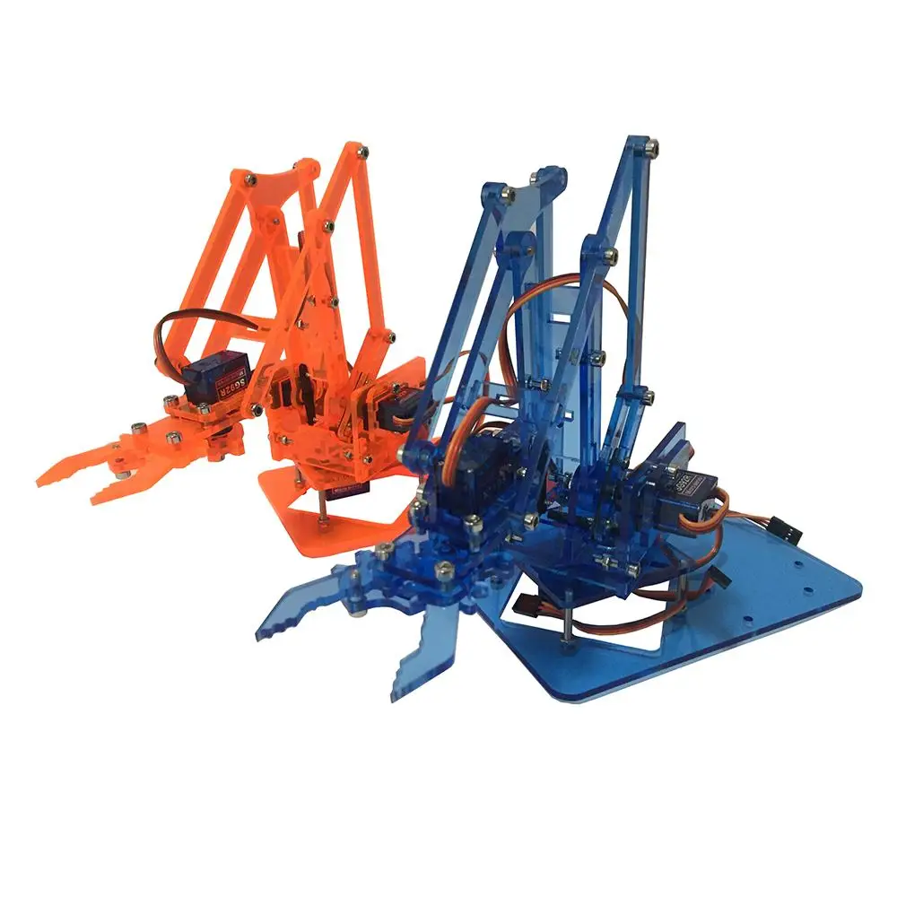 Mearm DIY Mini Colorful Industrial Robot Arm Rotating Mechanical Acrylic Pocket Robotic Arm
Mearm DIY Mini Colorful Industrial Robot Arm Rotating Mechanical Acrylic Pocket Robotic Arm