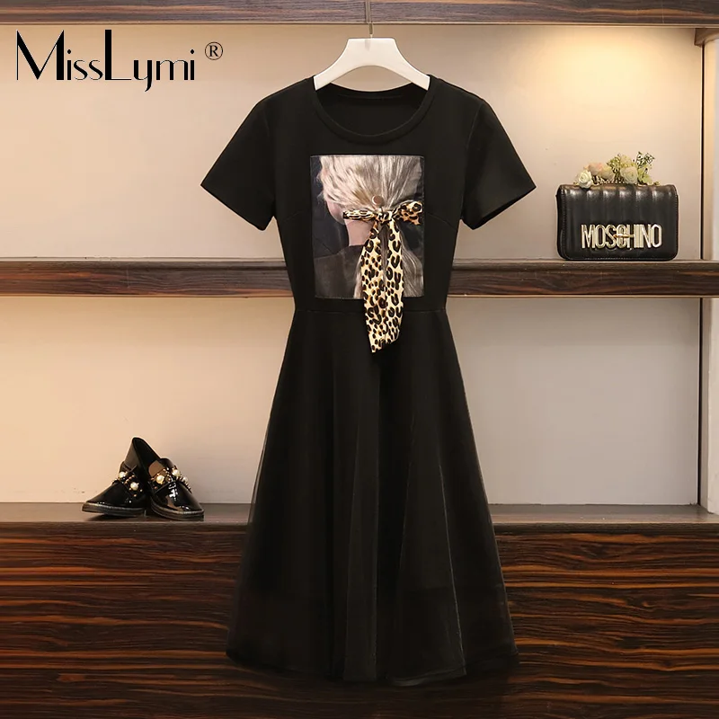 XL-5XL Plus Size Women Casual Dress Summer 2019 Fashion Print Patch Short Sleeve Cotton Patchwork Mesh Loose A-Line Dresses
XL-5XL Plus Size Women Casual Dress Summer 2019 Fashion Print Patch Short Sleeve Cotton Patchwork Mesh Loose A-Line Dresses