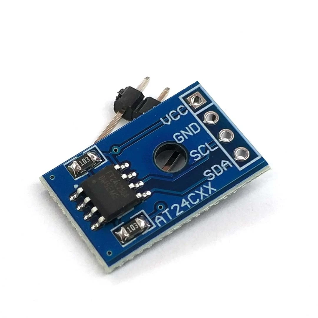 Последовательный интерфейс AT24C256 2ECL IIC/I2C, модуль памяти EEPROM для электронного автомобиля «сделай сам» 3,3-5 В
Последовательный интерфейс AT24C256 2ECL IIC/I2C, модуль памяти EEPROM для электронного автомобиля «сделай сам» 3,3-5 В