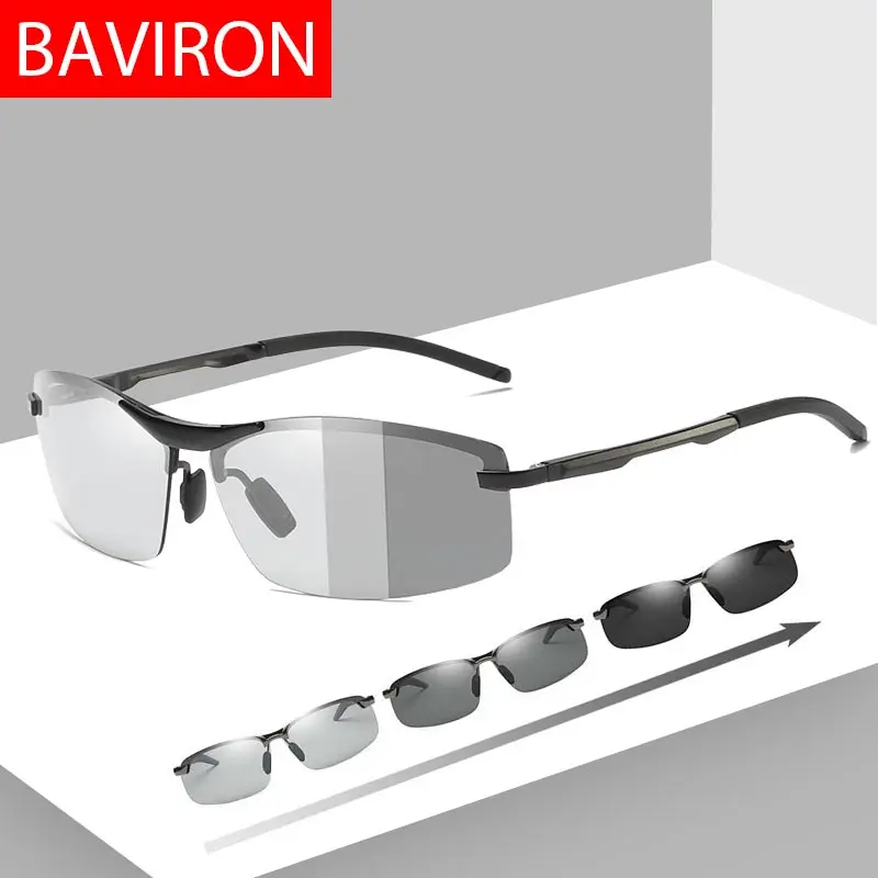 BAVIRON Day Night Change Sunglasses Men Polarized UVA UVB Sunglasses Male Mirror Classic Sun Glasses Vintage Driving Drop Ship
BAVIRON Day Night Change Sunglasses Men Polarized UVA UVB Sunglasses Male Mirror Classic Sun Glasses Vintage Driving Drop Ship