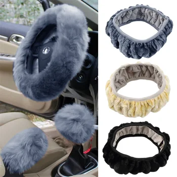 General Car-styling Charm Warm Long Wool Plush Steering Wheel Cover for Car Handbrake Accessory for Diameter 36-38cm Hot Selling
General Car-styling Charm Warm Long Wool Plush Steering Wheel Cover for Car Handbrake Accessory for Diameter 36-38cm Hot Selling