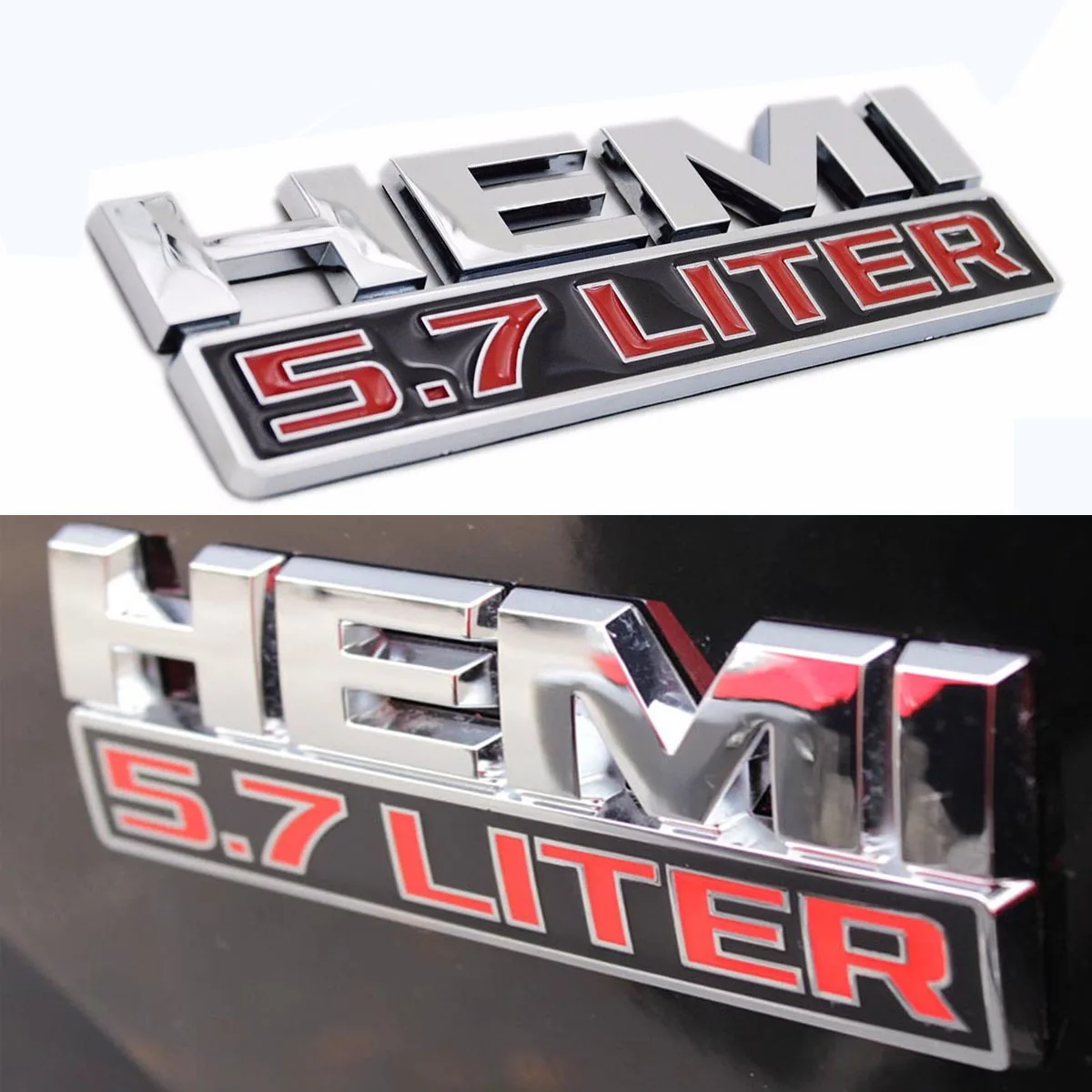 JX-LCLYL 5.7 Liter HEMI Logo Emblem Nameplate Badge Decal for Dodge Ram Jeep Silver
JX-LCLYL 5.7 Liter HEMI Logo Emblem Nameplate Badge Decal for Dodge Ram Jeep Silver