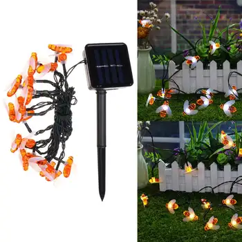 20 LED 5M Solar Power Cute Honey Bee Led String Light Waterproof Holiday Light Party Garden Fairy Lighting Lamp
20 LED 5M Solar Power Cute Honey Bee Led String Light Waterproof Holiday Light Party Garden Fairy Lighting Lamp