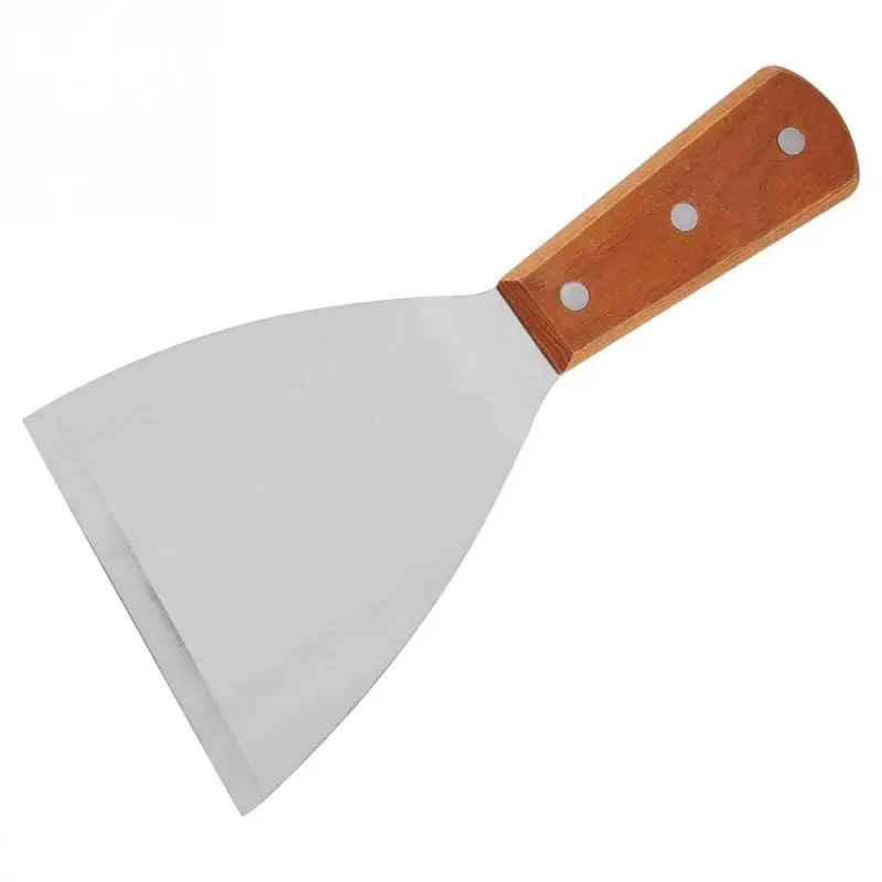 Wood Handle Stainless Steel Non-Stick Heat-Resistant BBQ Grill Beafsteak Spatula Cooking BBQ Cutters Spade Pastry BBQ Grill Tool
Wood Handle Stainless Steel Non-Stick Heat-Resistant BBQ Grill Beafsteak Spatula Cooking BBQ Cutters Spade Pastry BBQ Grill Tool