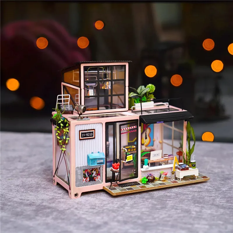 Doll House Toys Kit Robotime DG13 Kevin's Studio DIY Wooden Miniature 23*27.1*22cm With Furniture Light Gift Decor Collection
Doll House Toys Kit Robotime DG13 Kevin's Studio DIY Wooden Miniature 23*27.1*22cm With Furniture Light Gift Decor Collection