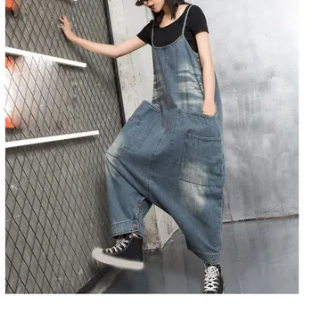 2019 Spring Summer Women Denim Jumpsuit Loose Pocket Wide Leg Jeans Jumpsuit Fashion High Waist Long Romper
2019 Spring Summer Women Denim Jumpsuit Loose Pocket Wide Leg Jeans Jumpsuit Fashion High Waist Long Romper