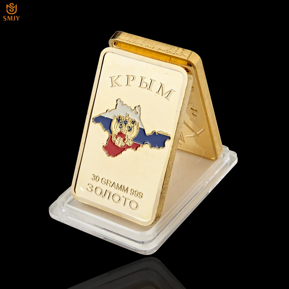 Russian USSR National Emblem 30 Gramm 999 Gold Plated 1OZ Bar European Soviet Souvenir Metal Coin Decoration Collectibles
Russian USSR National Emblem 30 Gramm 999 Gold Plated 1OZ Bar European Soviet Souvenir Metal Coin Decoration Collectibles