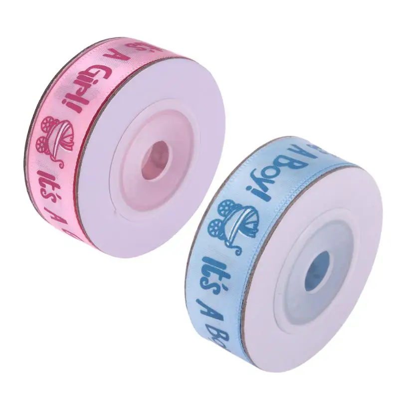 10yards / roll IT'S A BOY / GIRL Baby Shower Ribbon Satin Ribbon Gift Belt DIY Handmade Ribbons for Birthday Party Decoration
10yards / roll IT'S A BOY / GIRL Baby Shower Ribbon Satin Ribbon Gift Belt DIY Handmade Ribbons for Birthday Party Decoration