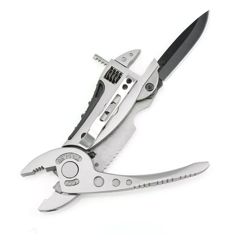 Fold Multi Tool Knife Repair Adjust Screwdriver Wrench outdoor survive camp Jaw Plier multipurpose multifunction spanner gear
Fold Multi Tool Knife Repair Adjust Screwdriver Wrench outdoor survive camp Jaw Plier multipurpose multifunction spanner gear