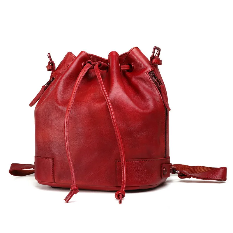 New Shoulder Bag Women Bucket Bag Vintage Genuine Leather Crossbody Bag For Women Bolsas Feminina Sac A Main Bag Women Leather
New Shoulder Bag Women Bucket Bag Vintage Genuine Leather Crossbody Bag For Women Bolsas Feminina Sac A Main Bag Women Leather
