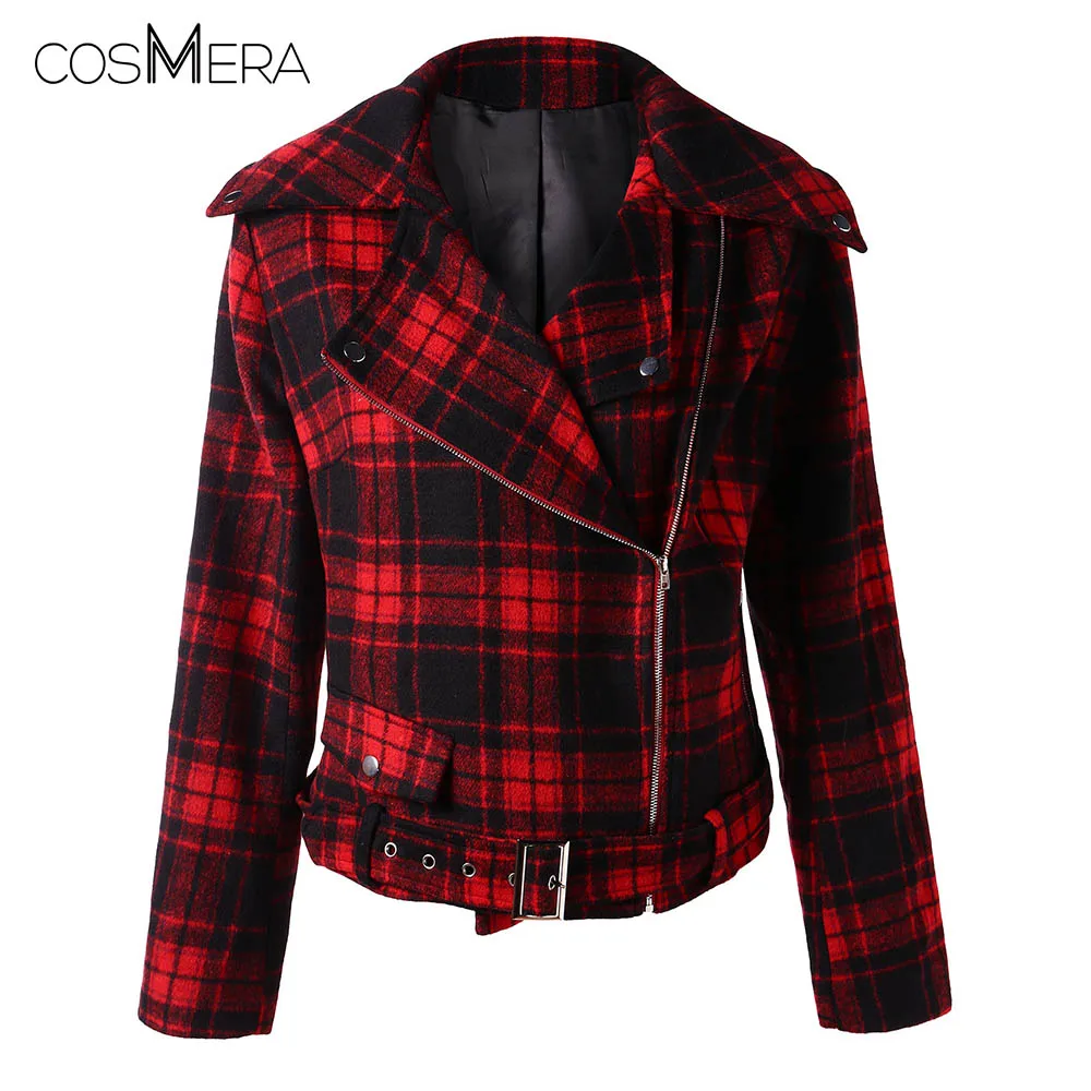 CosMera Plaid Jacket Women Slim Lamb Jackets Coat Female Clothing Casual Zipper Overcoat Outwear Winter Jacket Coats Plus Size
CosMera Plaid Jacket Women Slim Lamb Jackets Coat Female Clothing Casual Zipper Overcoat Outwear Winter Jacket Coats Plus Size