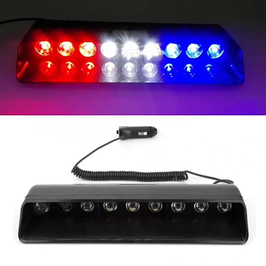 12V DC 3W Car 9 LED Flash Strobe Emergency Warning Flashing Light with Sucker on Windshield
12V DC 3W Car 9 LED Flash Strobe Emergency Warning Flashing Light with Sucker on Windshield