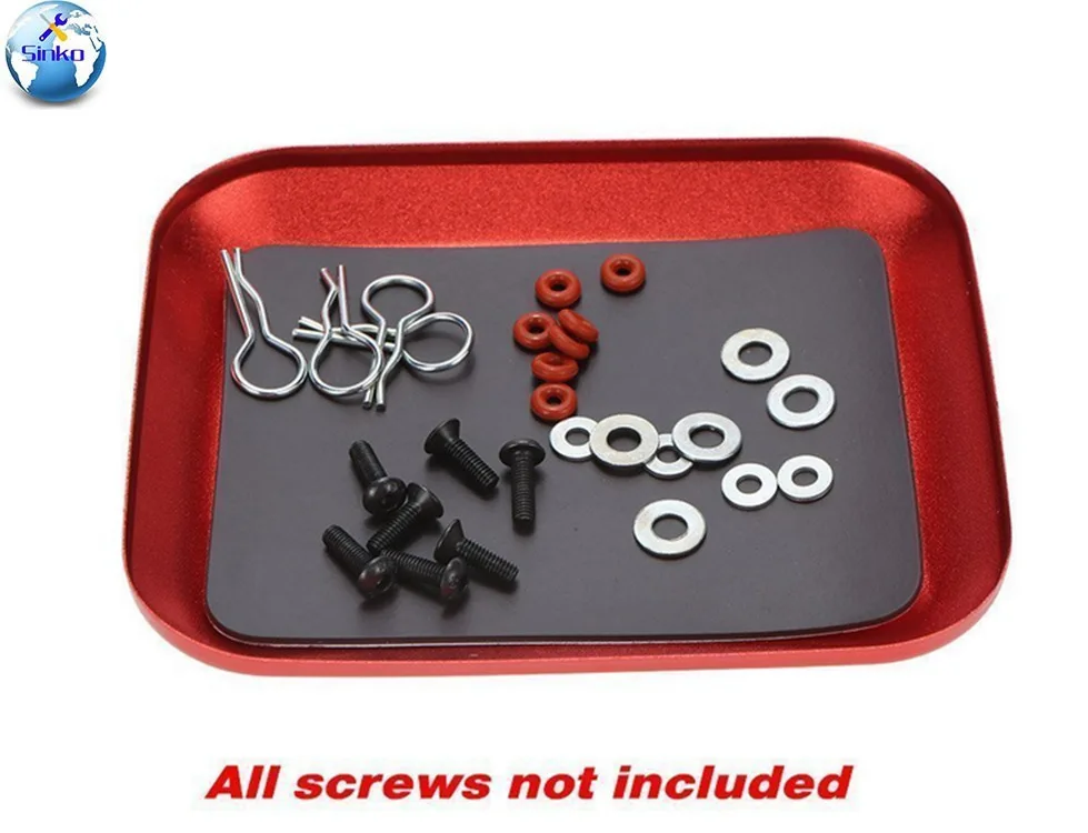 Aluminum Alloy Screw Tray With Magnetic For RC Model Phone Repair Screw Magnetic Tray 10.6x8.6cm High Quality Model Screw Plate
Aluminum Alloy Screw Tray With Magnetic For RC Model Phone Repair Screw Magnetic Tray 10.6x8.6cm High Quality Model Screw Plate