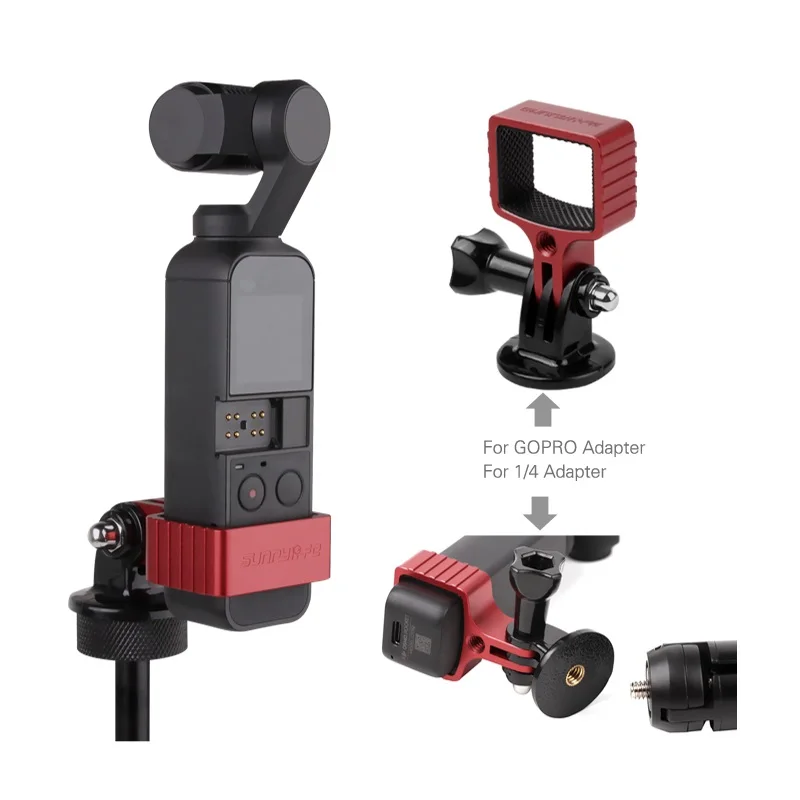 Osmo Pocket Aluminum alloy Adapter Extension Module Mount Connection For DJI OSMO POCKET Expansion Adapter Accessories
Osmo Pocket Aluminum alloy Adapter Extension Module Mount Connection For DJI OSMO POCKET Expansion Adapter Accessories