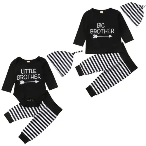 Brothers Family Matching Kids Baby Boy Big Little Brother T-shirt Romper+Pants Outfits 0-5Y
Brothers Family Matching Kids Baby Boy Big Little Brother T-shirt Romper+Pants Outfits 0-5Y