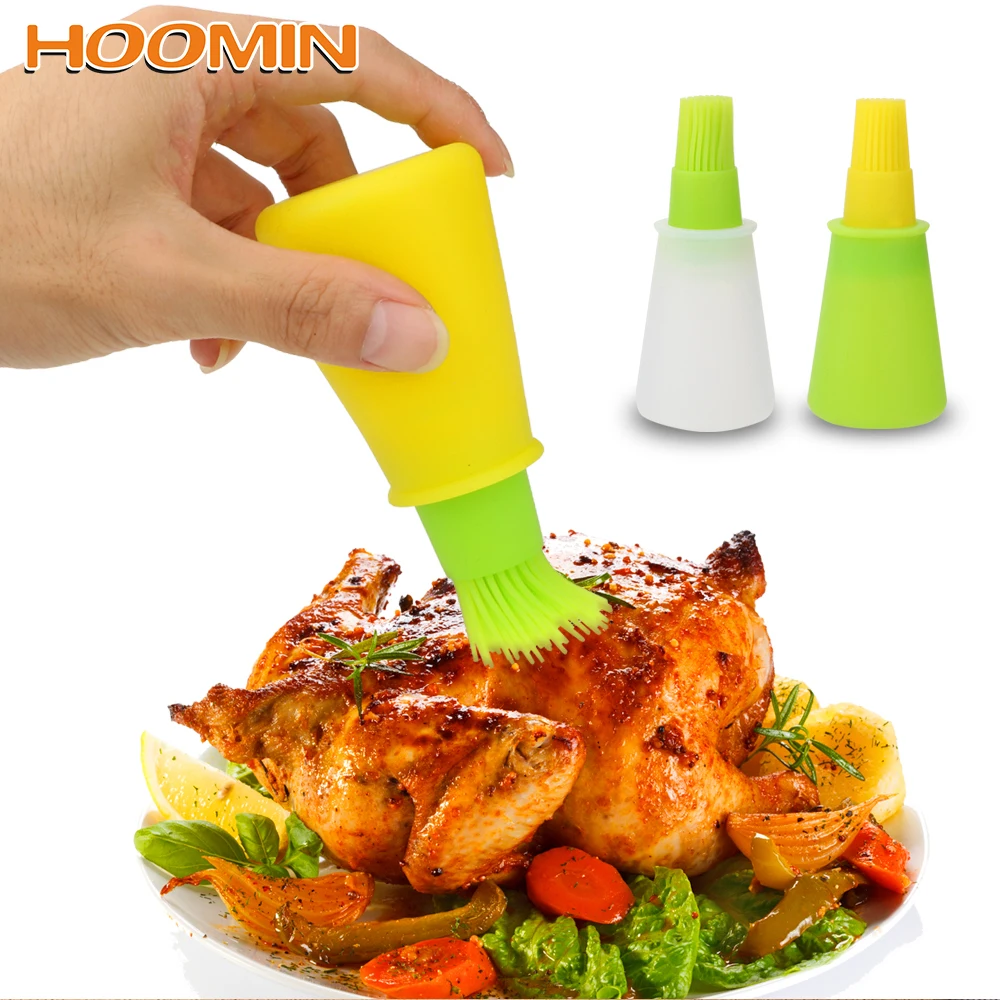 HOOMIN Silicone Oil Bottle with Brush for Barbecue Cooking Baking Pancake Storage Bottles Kitchen Accessories BBQ Tools
HOOMIN Silicone Oil Bottle with Brush for Barbecue Cooking Baking Pancake Storage Bottles Kitchen Accessories BBQ Tools