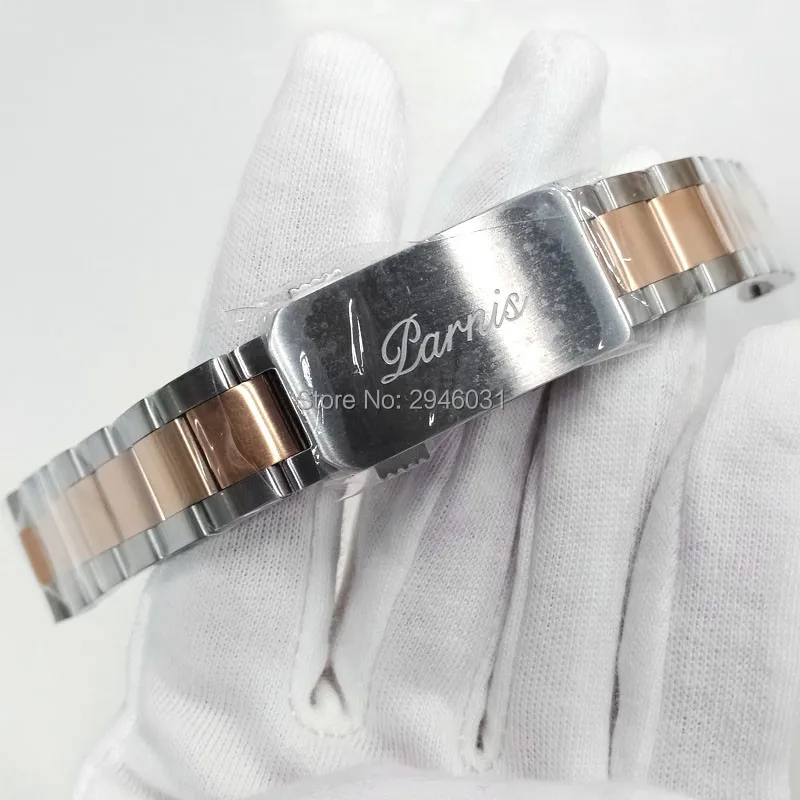 20mm stainless steel Silver/Rose gold bracelet watch band strap Fit Parnis 40mm Sub watch P897
20mm stainless steel Silver/Rose gold bracelet watch band strap Fit Parnis 40mm Sub watch P897