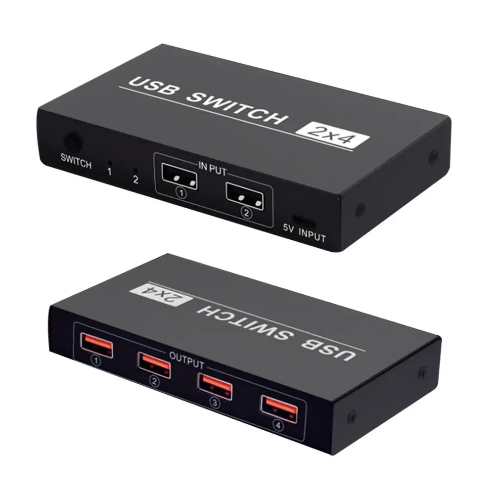 USB Hub Two-in Four-out High Speed Multi USB Splitter Expansion For USB printer USB Flash Drive Keyboard Mouse Multi-port Switch
USB Hub Two-in Four-out High Speed Multi USB Splitter Expansion For USB printer USB Flash Drive Keyboard Mouse Multi-port Switch