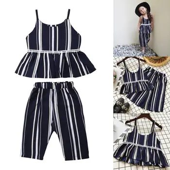 Pudcoco Girl Clothes Baby Girl Striped Summer Outfits Suspender Skirt Sundress Pants Leggings Clothes
Pudcoco Girl Clothes Baby Girl Striped Summer Outfits Suspender Skirt Sundress Pants Leggings Clothes