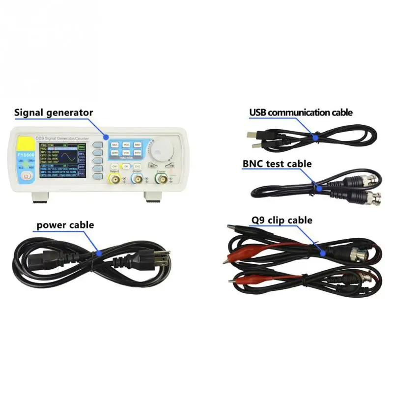 FY6800 Pulse Signal Source AC100-240V Double Channel DDS Function Arbitrary Waveform Signal Generator
FY6800 Pulse Signal Source AC100-240V Double Channel DDS Function Arbitrary Waveform Signal Generator