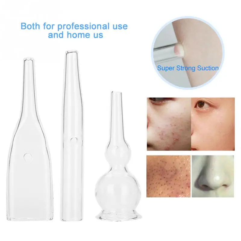 3PCS/Set Glass Pipes for Blackhead Removal Face Pore Cleanser Machine Vacuum Care Accessories
3PCS/Set Glass Pipes for Blackhead Removal Face Pore Cleanser Machine Vacuum Care Accessories