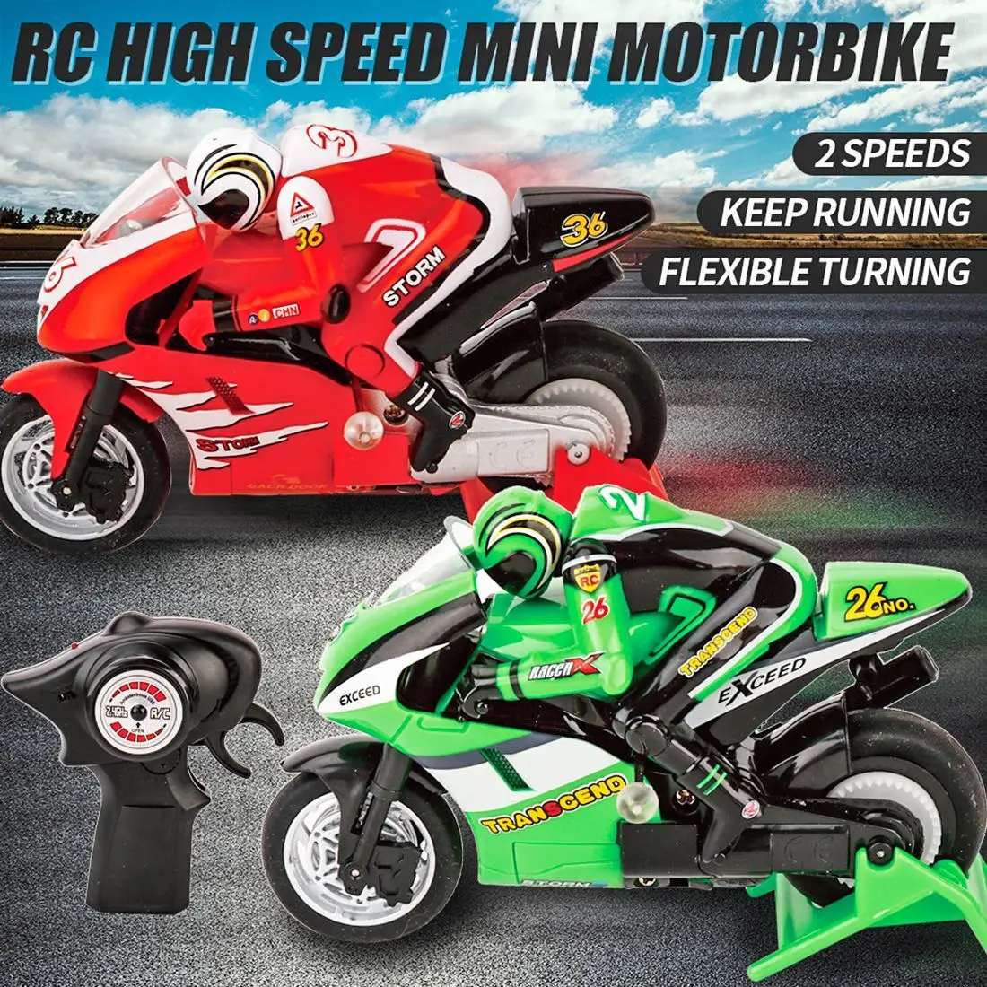 Rowsfire Creative Magic Prestige 2.4g Mhz Rc Motorcycle High Speed Car Toy For Children Remote Control Toys With High Quality
Rowsfire Creative Magic Prestige 2.4g Mhz Rc Motorcycle High Speed Car Toy For Children Remote Control Toys With High Quality