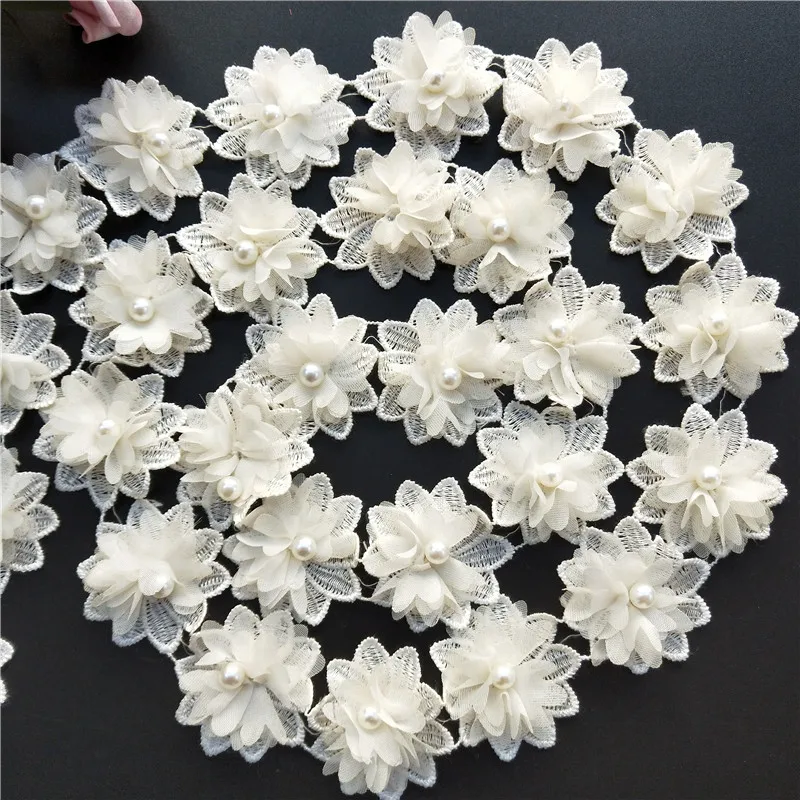 50X 5*5cm Apricot Pearl Flower Chiffon Embroidered Lace Trim Ribbon Fabric Handmade DIY Sewing Craft For Costume Hat Decoration
50X 5*5cm Apricot Pearl Flower Chiffon Embroidered Lace Trim Ribbon Fabric Handmade DIY Sewing Craft For Costume Hat Decoration
