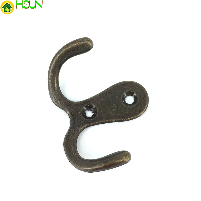 10PCS 55x41mm Antique Bronze Coat Hat Wall Metal Double Hooks Hangers Brass Robe hanging Hook Furniture Decorative Hardware
10PCS 55x41mm Antique Bronze Coat Hat Wall Metal Double Hooks Hangers Brass Robe hanging Hook Furniture Decorative Hardware