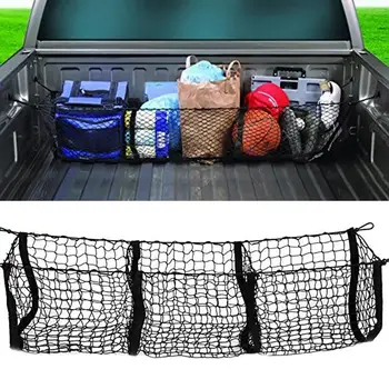Car Luggage Durable Trunk Cargo Net Bag Three Grid Expandable Three-Dimensional Pocket For Cars Pickup SUV Trucks Buses
Car Luggage Durable Trunk Cargo Net Bag Three Grid Expandable Three-Dimensional Pocket For Cars Pickup SUV Trucks Buses