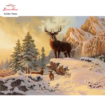 GOLDEN PANNO Diamond Painting Full Square 5D Diy Daimond Embroidery Diamant Mosaic Sale rhinestones pictures Winter Deer 03
GOLDEN PANNO Diamond Painting Full Square 5D Diy Daimond Embroidery Diamant Mosaic Sale rhinestones pictures Winter Deer 03
