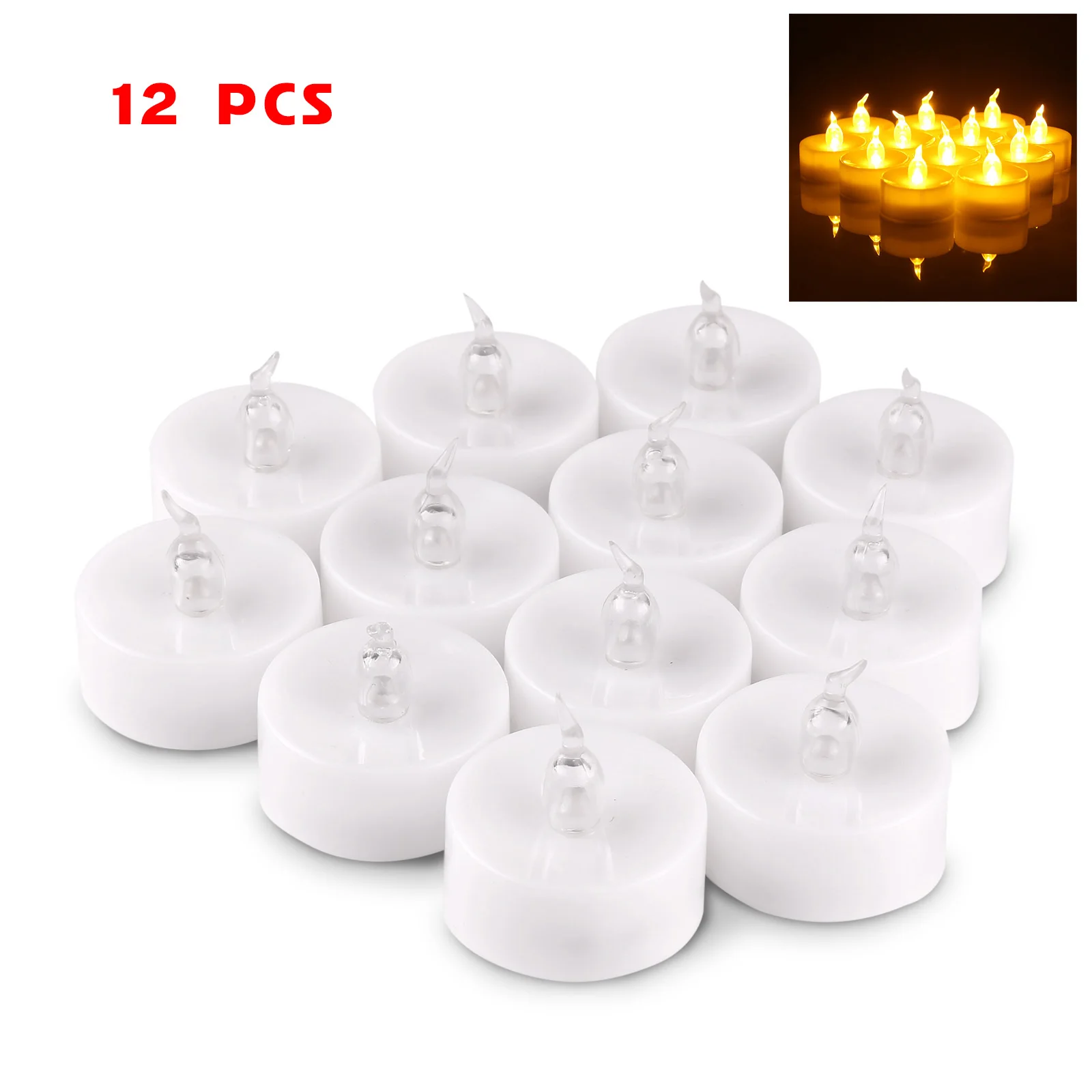 Battery Powered LED Candle Multicolor Lamp Simulation Color Flame Flashing Tea Light Home Wedding Birthday Party Decoration
Battery Powered LED Candle Multicolor Lamp Simulation Color Flame Flashing Tea Light Home Wedding Birthday Party Decoration
