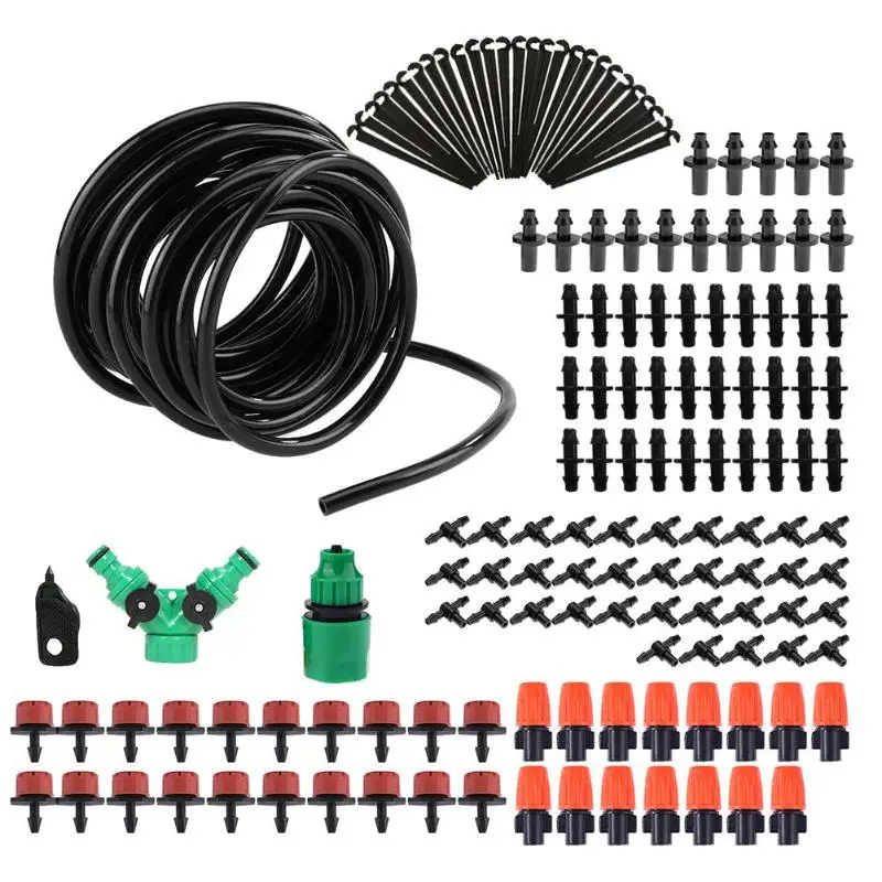30m Micro Drip Irrigation System Adjustable Dripper Plant Self Watering Kit for Outdoor Courtyard Gardening Watering Accessories
30m Micro Drip Irrigation System Adjustable Dripper Plant Self Watering Kit for Outdoor Courtyard Gardening Watering Accessories