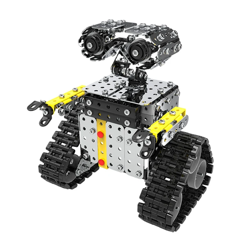 Mofun DIY Stainless Steel Remote Control Robot Sliding Block Building Assembled Robot Toy Stand Still
Mofun DIY Stainless Steel Remote Control Robot Sliding Block Building Assembled Robot Toy Stand Still