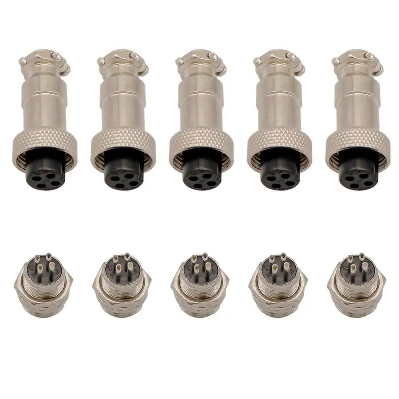 2 Set GX16 2/3/4/5/6/7 Core Connector Male & Female Circular Aviation Socket Plug Wire Panel Connector
2 Set GX16 2/3/4/5/6/7 Core Connector Male & Female Circular Aviation Socket Plug Wire Panel Connector