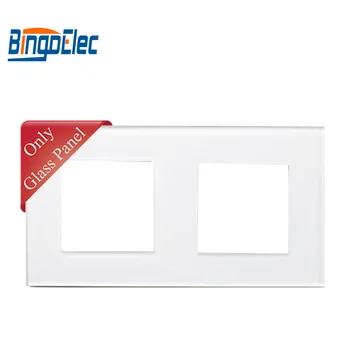 Three color EU standard double glass socket frame for BINGOELEC switch and socket parts
Three color EU standard double glass socket frame for BINGOELEC switch and socket parts