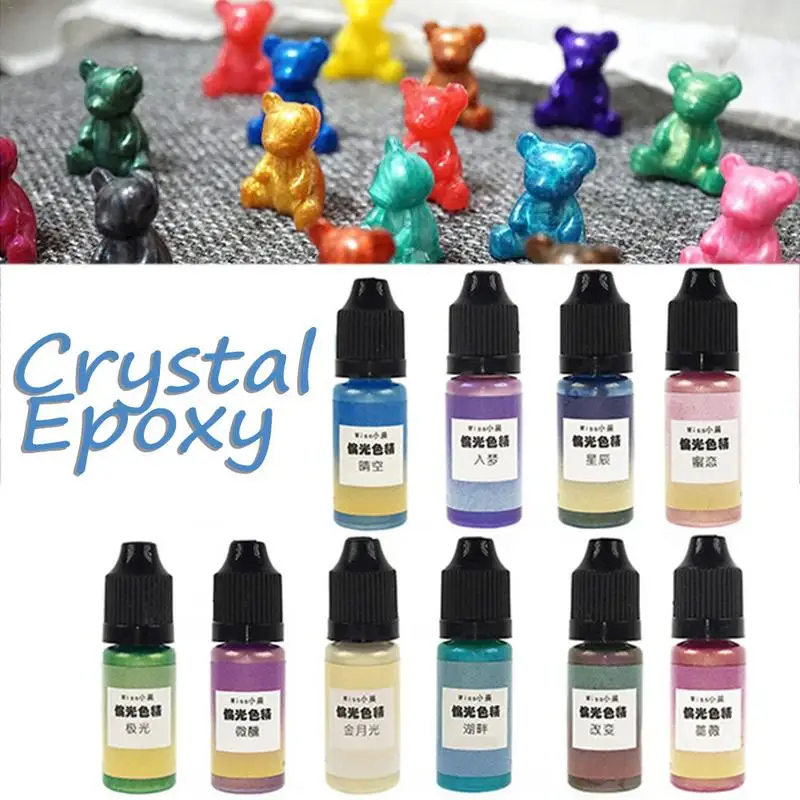Crystal Epoxy Pearlescent Powder Resin Glue DIY Tool 24 Color Pigment Polarized Starry Color Concentrate Craft Supplies
Crystal Epoxy Pearlescent Powder Resin Glue DIY Tool 24 Color Pigment Polarized Starry Color Concentrate Craft Supplies
